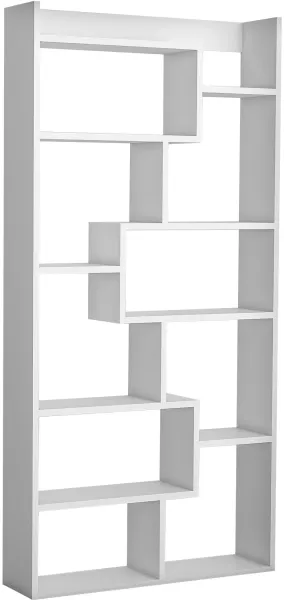 FUNZI LIVING Kuttap bokhylla - vit melamin