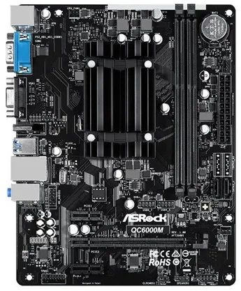 ASRock QC6000M - moderkort - micro ATX - AMD E2 6110 Moderkort - socket - DDR3 RAM - Micro-ATX