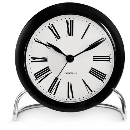Arne Jacobsen Roman Bordur - Ø:11 cm - Vit/svart